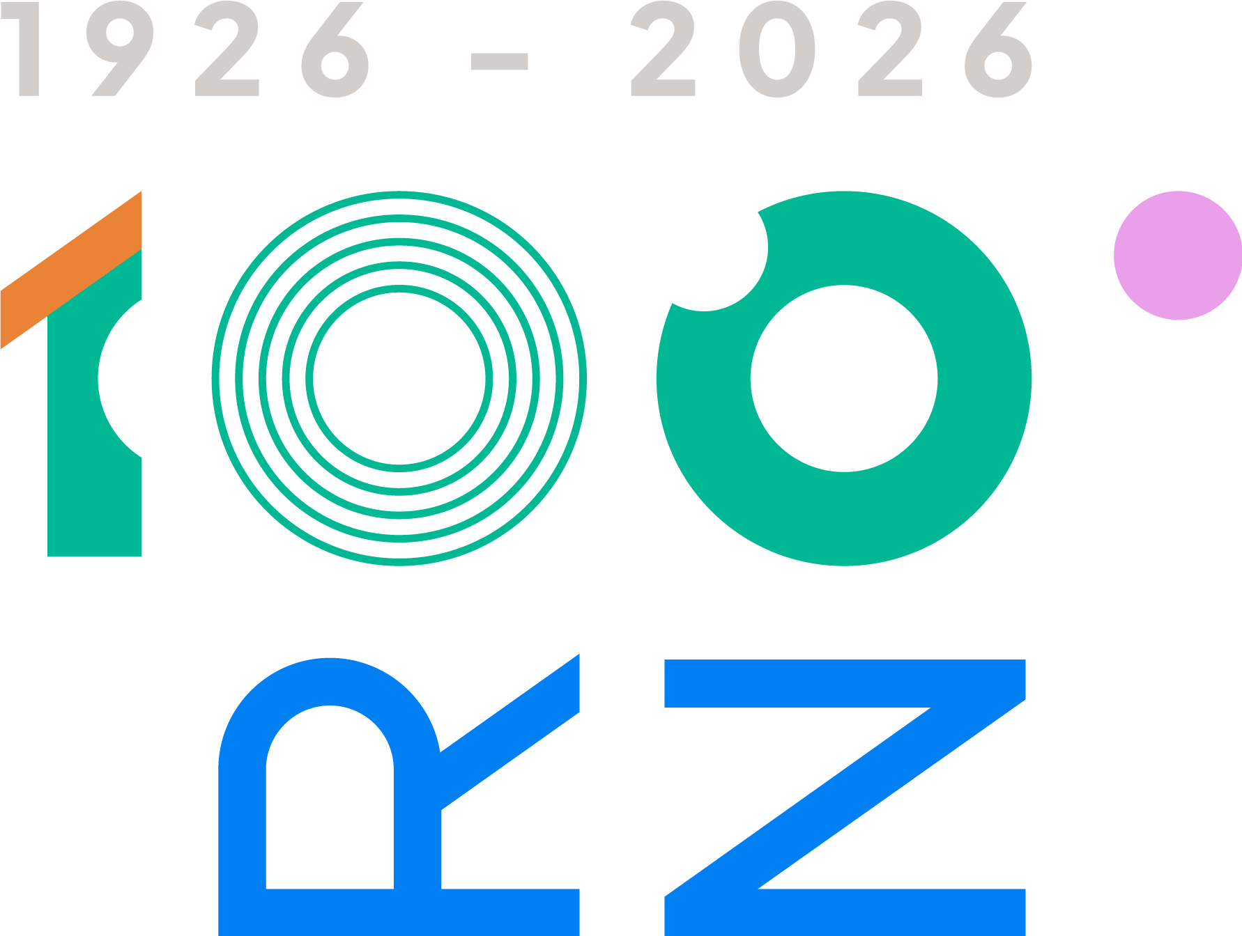 Logo 100 ans Rouyn-Noranda