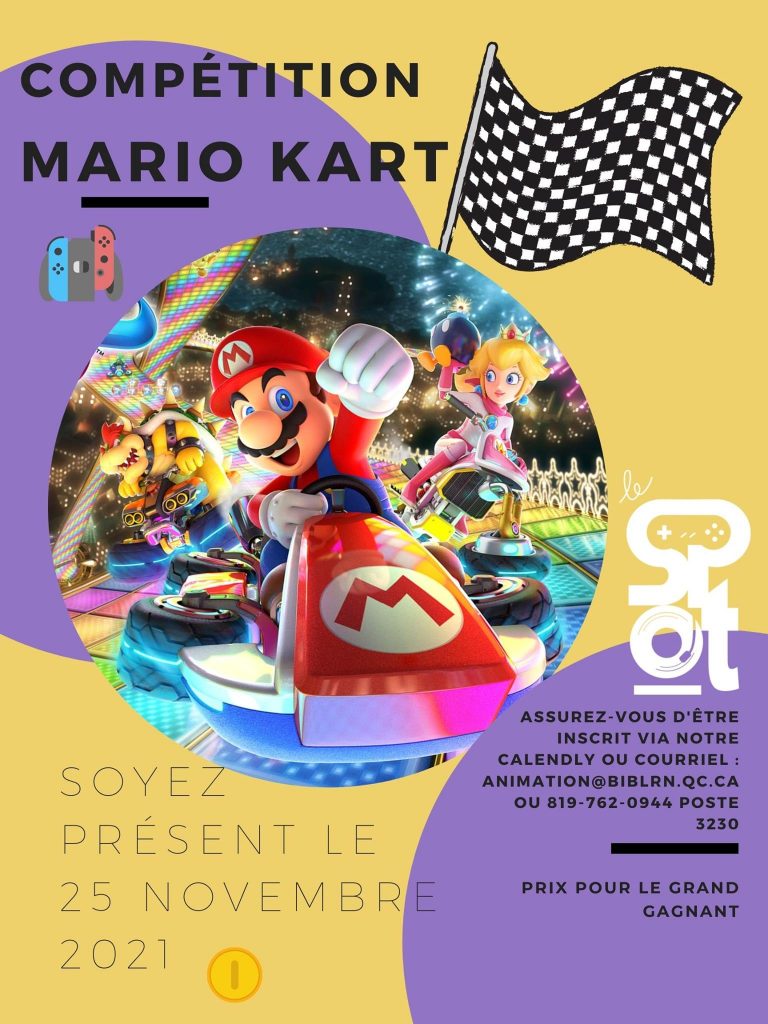 Compétition Mario Kart Tourisme RouynNoranda